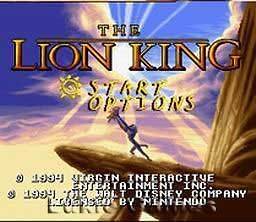 DISNEYS THE LION KING   SNES Super Nintendo Game