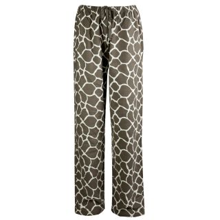   Womens Flannel Pajama Sleepwear Lounge Pants Giraffe Print