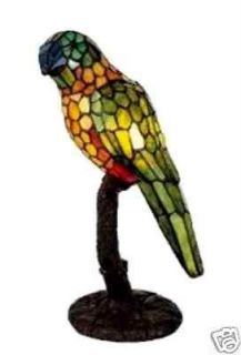 stained glass bird lamp in Collectibles