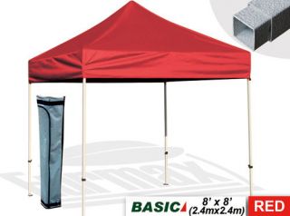 New Basic 8x8 Ez Pop Up Canopy UV Protect Beach Camping Sports Shelter 