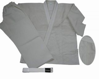 JUDO Martial Arts Uniform/Gi,Jiu Jitsu,Aikido,W​ithFree White Belt 
