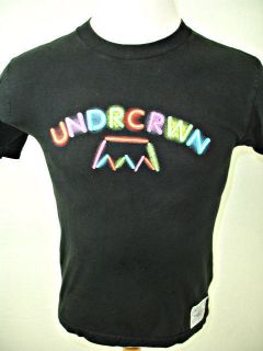   World Champion Neon Rainbow Glow Sign Graphic T Shirt Size Small