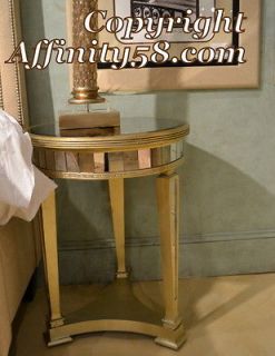 mirrored end table in Tables