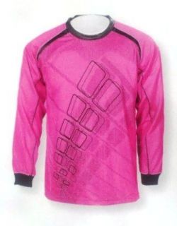 Soccer Jersey Goalie Goalkeeper Long Sleeve Elbow Padded Pink / Black