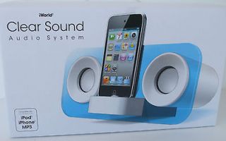 Audio System Clear Sound By iWorld Compatible with iPod, iPhone, 