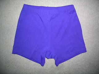 K1 womens volleyball spandex shorts size L 12 14 poly cotton spandex 