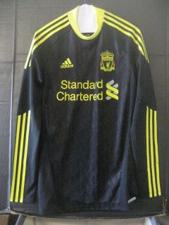 NWT Authentic Adidas 2011 Liverpool L/S Player Issue TECHFIT 3rd 