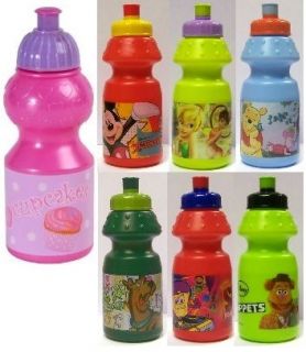   NOVELTY/CHARAC​TER PLASTIC SPORTS / WATER BOTTLES GREAT GIFT IDEAS