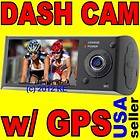  Rear Car Dashboard Video Camera GPS Data Recorder LCD Dash Cam DVR DV
