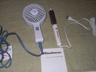 Vintage Windmere Curly Top Hair Diffser Dryer and Styling Brush