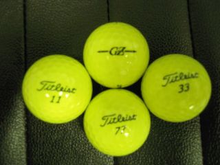 Newly listed New Titlest 2012 Yellow GranZ Double Digit Golf Balls