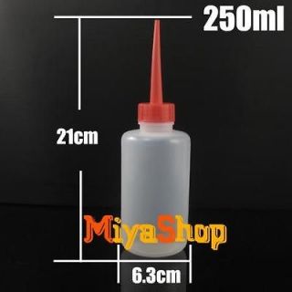 20p Clear Plastic Industry Machine Oil Bottle Squeeze Glue Liquid 