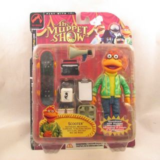 Muppets Palisades Scooter Action Figure series 3 figure   worn creased