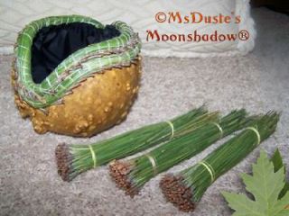   Picked Ponderosa Pine Needles Weaving Gourds Baskets Coasters 4+ OZ