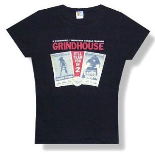 GRINDHOUSE   DOUBLE FEATURE FILM BABYDOLL T SHIRT  NEW GIRLS XX 