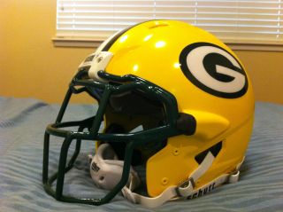 Green Bay Packers Schutt Ion 4D Football Helmet