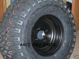 Golf Cart Wheel and Tire combo for LIFTED E Z GO 10 IN.