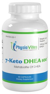 22 Physio 7 Keto® Dhea 100mg boost metabolism  7 KETO 100MG 60caps 