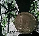 Vintage 1972 John F. Kennedy Half Dollar Coin, Denver Mint, Circulated 