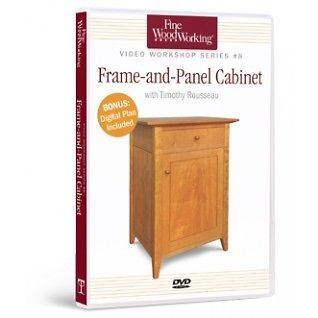 Frame & Panel Cabinet DVD Plans Set Fine Woodworking Router Table Band 