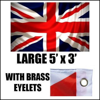 UNION JACK LARGE FLAG GREAT BRITAIN BRITISH SPORT OLYMPICS JUBILEE 5 X 