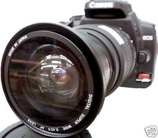 Wide Angle Fisheye Macro lens for Canon EOS Rebel T3 T3i T2 T2i T1 T1i 