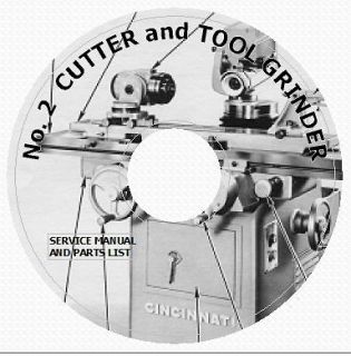   PARTS CATALOGUE FOR CINCINATTI No. 2 Cutter and Tool Grinder CD