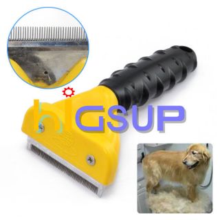 Dog Cat Pet Hair Shedding Grooming Tool Trimmer Comb Brush 