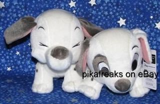 Disney Plush 101 Dalmatians Lucky and Patch Puppy New Snuggler Set USA 
