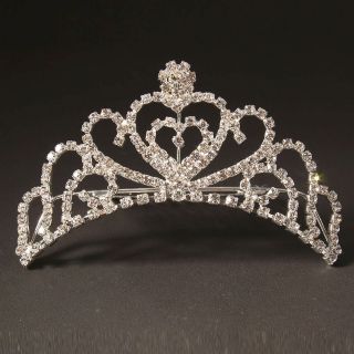 New Wedding Bridal Rhinestone Crown Hair Comb Pin Tiara Hot Selling