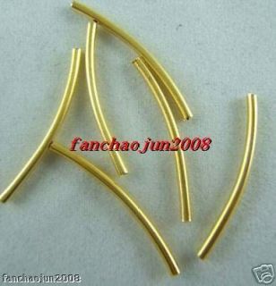 2000pcs gold plated tube connectors 20x2mm 4N0288A
