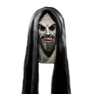   Deluxe Latex Overhead Mask w/Hair Adult Halloween Costume Horror