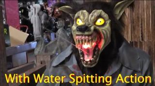 Werewolf Spitter Animated halloween Prop