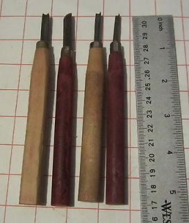 Various Wood worker Carving hand Tools Gouge chisel wooden lot set old 