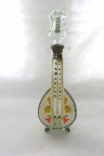 VINTAGE OUZO GUITAR GLASS DECANTER