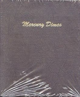 Dansco Coin Album 7123 Mercury Dimes 1916 1945