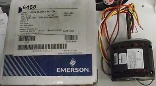 Emerson Direct Drive Blower Motor 1/3HP 4 Speed 6488