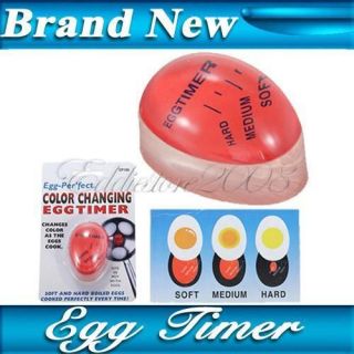  Changing Egg Timer Kitchen Cook Tool Soft to Hard Boiled Thermometer