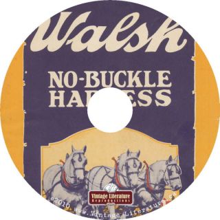 1924 Walsh Harness & Buckle Catalog on CD