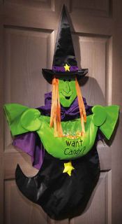 Halloween Witch Candy Holder Home Yard outdoor sign decoration~Great 