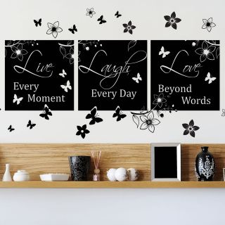   LOVE HOUSE QUOTE WALL ART STICKER, WALL MURAL, WALL DECAL, DIY DECO