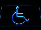 i1048 b Disabled Handicap Wheelchair Accessible Display Neon Light 