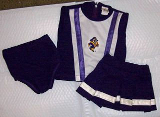  Carolina Cheerleader Uniform Costume Halloween Purple Pirate 2T T