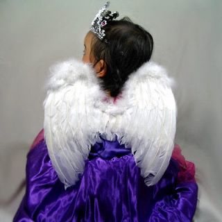 White Feather Angel Wings Halo Small Child Kids HALO halloween cosplay