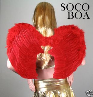   Red Halloween Feather Angel Wings Teens Free HALO photo props cosplay