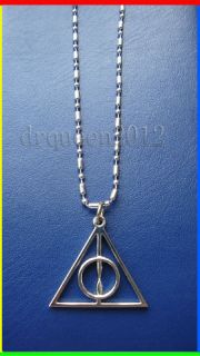 NEW Harry Potter Movie Cosplay Deathly Hallows Necklace Pendant #nji9