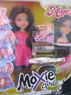 Moxie Girlz Magic Hair Sophina Swap Head New