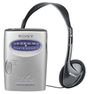   Portable AM FM Radio Headset Stereo Compact Lightweight Headphones