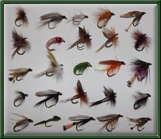   FLIES TROUT FISHING HAND TYED FLY DRY WET NYMPH for rod reel line X