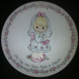   Moments 1990 This Day Has Been Made In Heaven Collectible Mini Plate